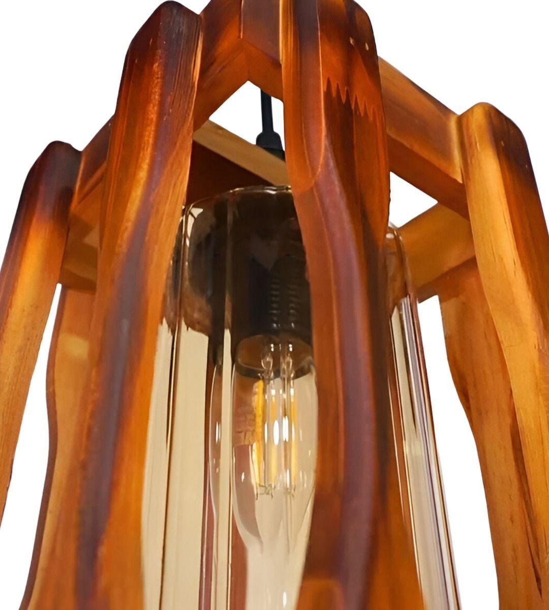 Lámpara Colgante Vintage Decorativa Rústica 3 Luces Jhn-2