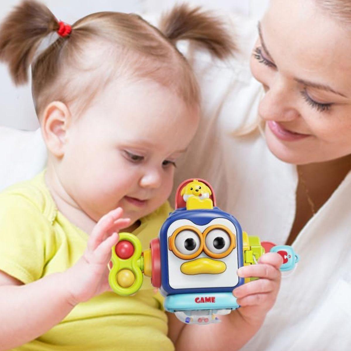 CUBO DIDACTICO JUGUETE SENSORIAL 6EN1 EDUCATIVO BEBE LAU-7