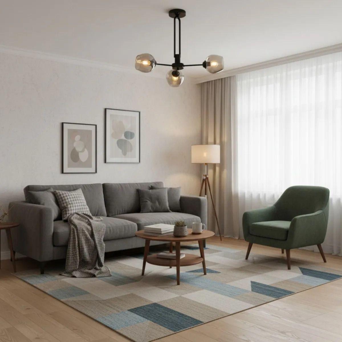 Lámpara Techo Diseño Minimalista Contemporáneo Hogar Jhn-8