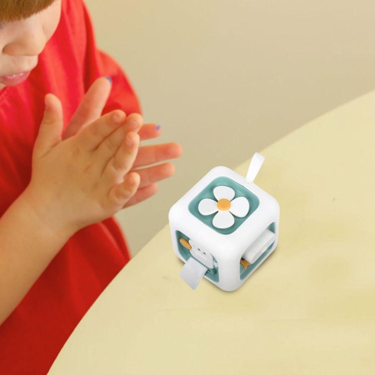SET 2 JUGUETE CUBO DIDACTICO SENSORIAL ACTIVIDADES BEBE LAU-4