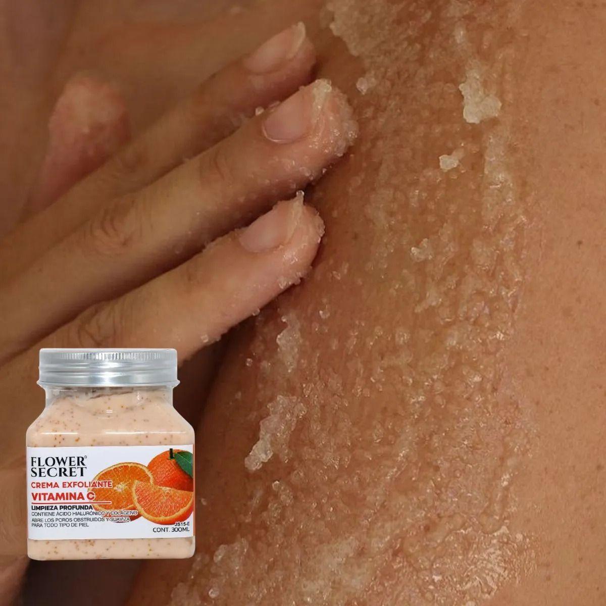 Set 3 Cremas Exfoliantes Corporal Vitamina C Fresas Lau-2