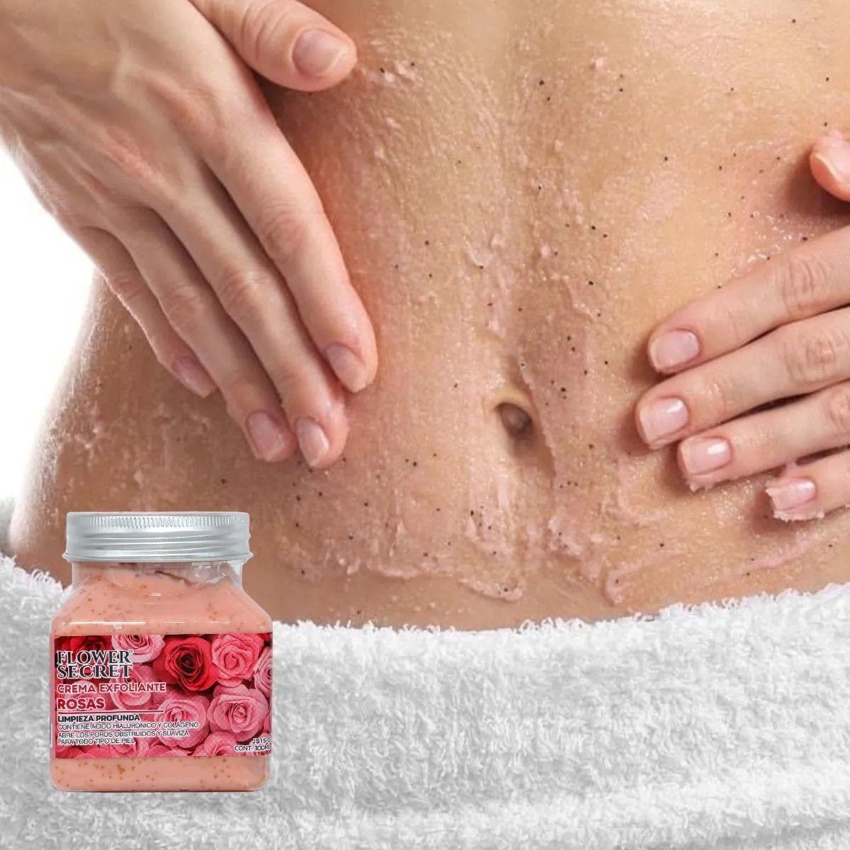 Set 3 Cremas Exfoliantes Corporal Vitamina C Fresas Lau-3