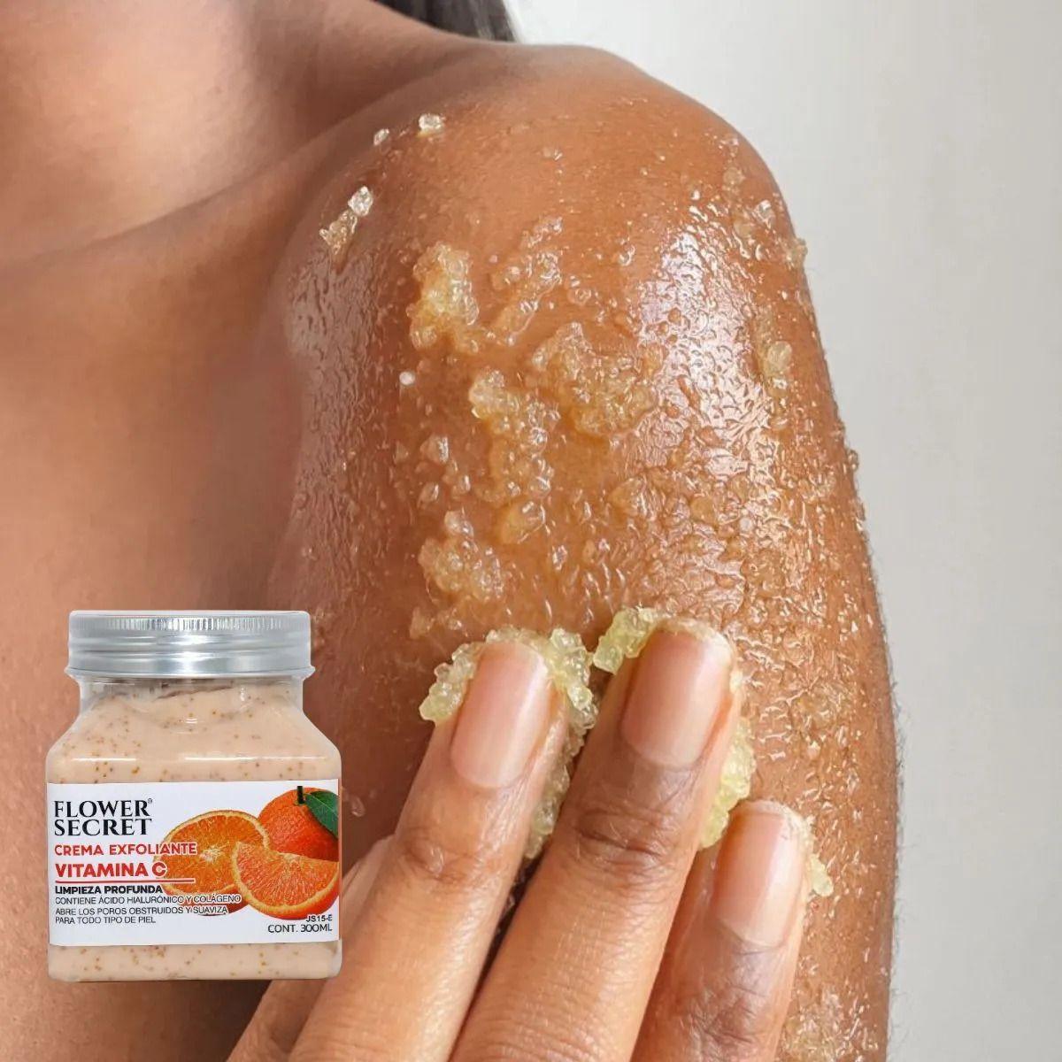 Set 3 Cremas Exfoliantes Corporal Vitamina C Fresas Lau-8