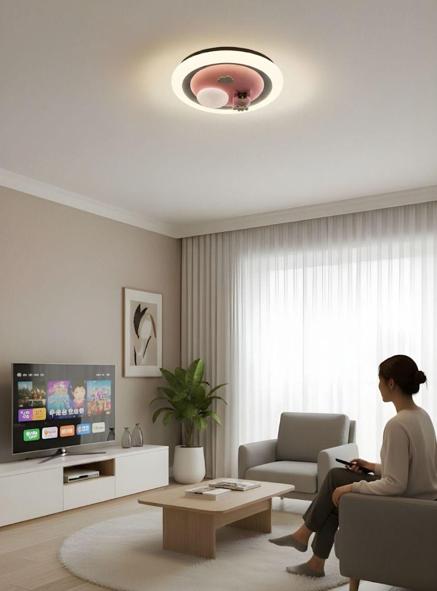 Lámpara Techo LED Decorativa Diseño Encantador Plafón Jhn-4