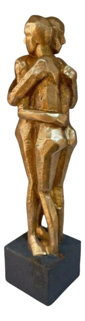 ​Escultura Decorativa Eterno Abrazo Arte Conexión Humana AJ-5