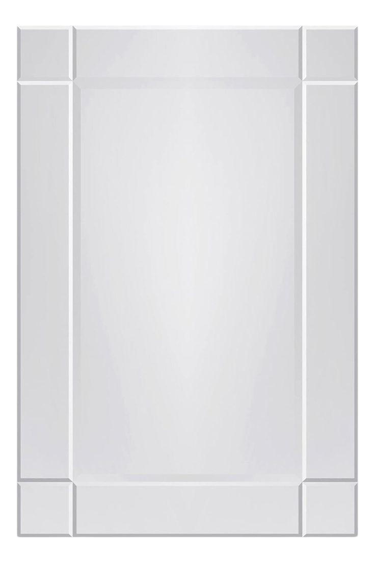 Espejo Decorativo Pared Marco Cortado 60x90 cm Jhn-1