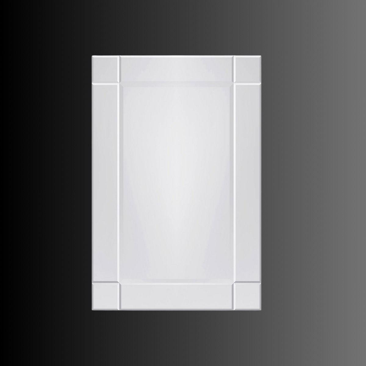 Espejo Decorativo Pared Marco Cortado 60x90 cm Jhn-6