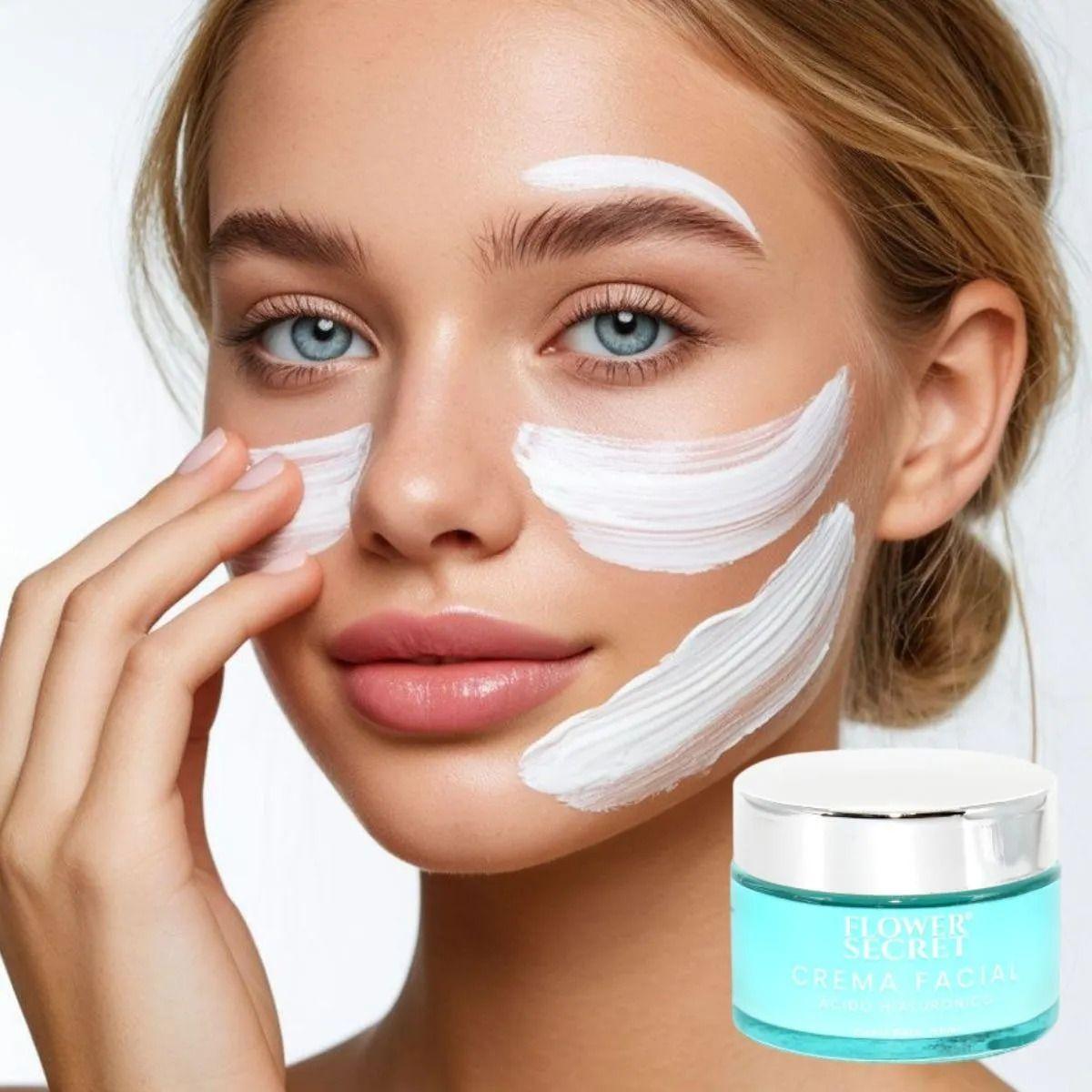 SET 2 CREMA FACIAL ACIDO HIALURONICO REJUVENECE HIDRATA LAU-7