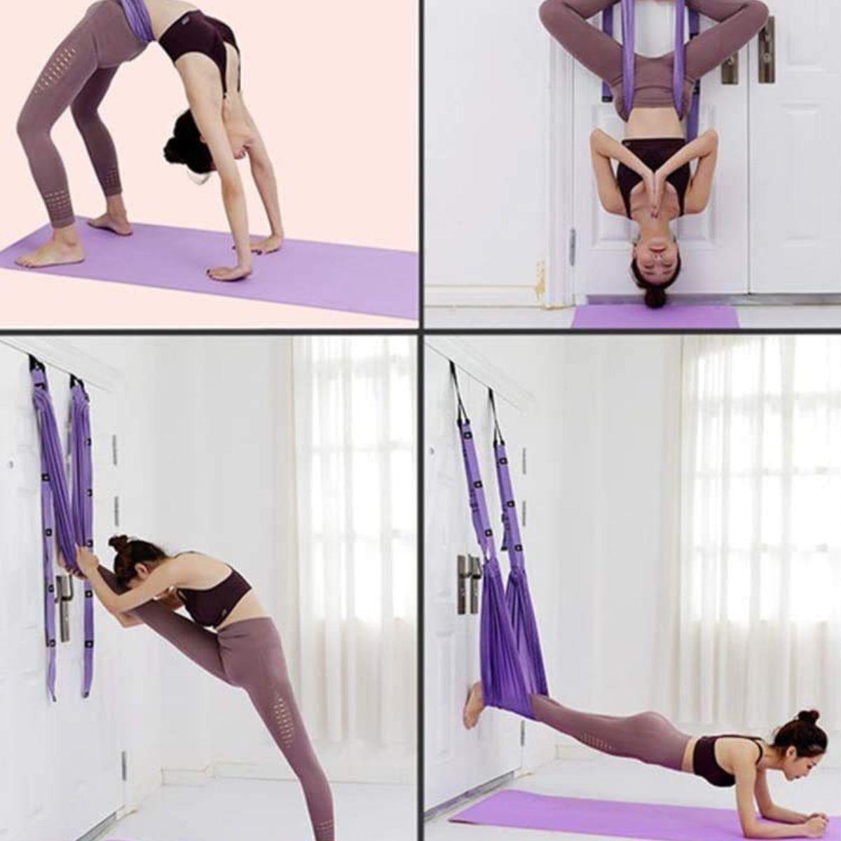 CUERDA DE SUSPENSION YOGA AEREBICO LEXIBILIDAD ENTRENA LAU-5