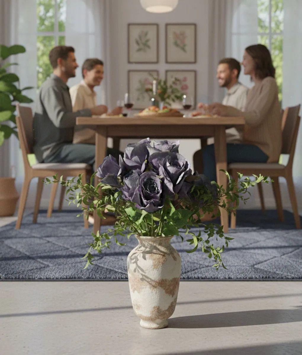 Ramo Floral Artificial Decorativo Adorno Exquisito Jhn-3