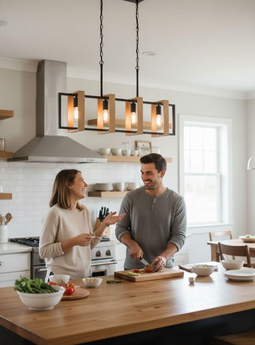 Lámpara Techo Colgante Contemporáneo Diseño Geométrico Jhn-2