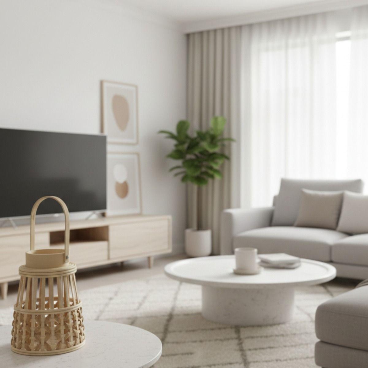 Portavelas Decorativo Diseño Tejido Silueta Moderna Jhn-9