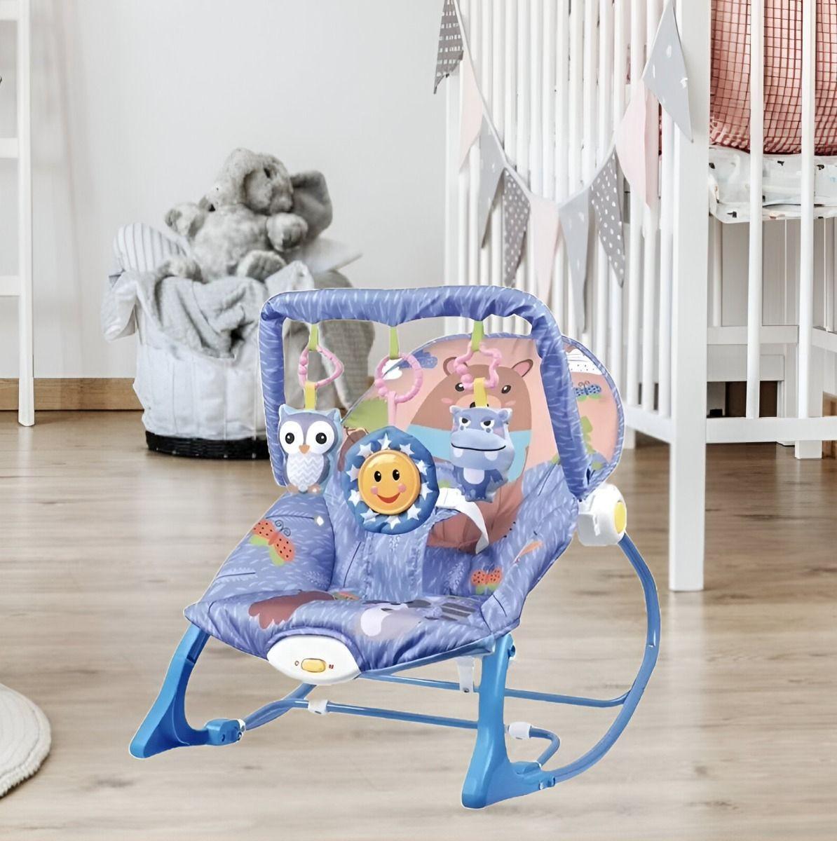 Silla Bebés Columpio Gimnasio Mecedora Musical Plegable Jhn-2