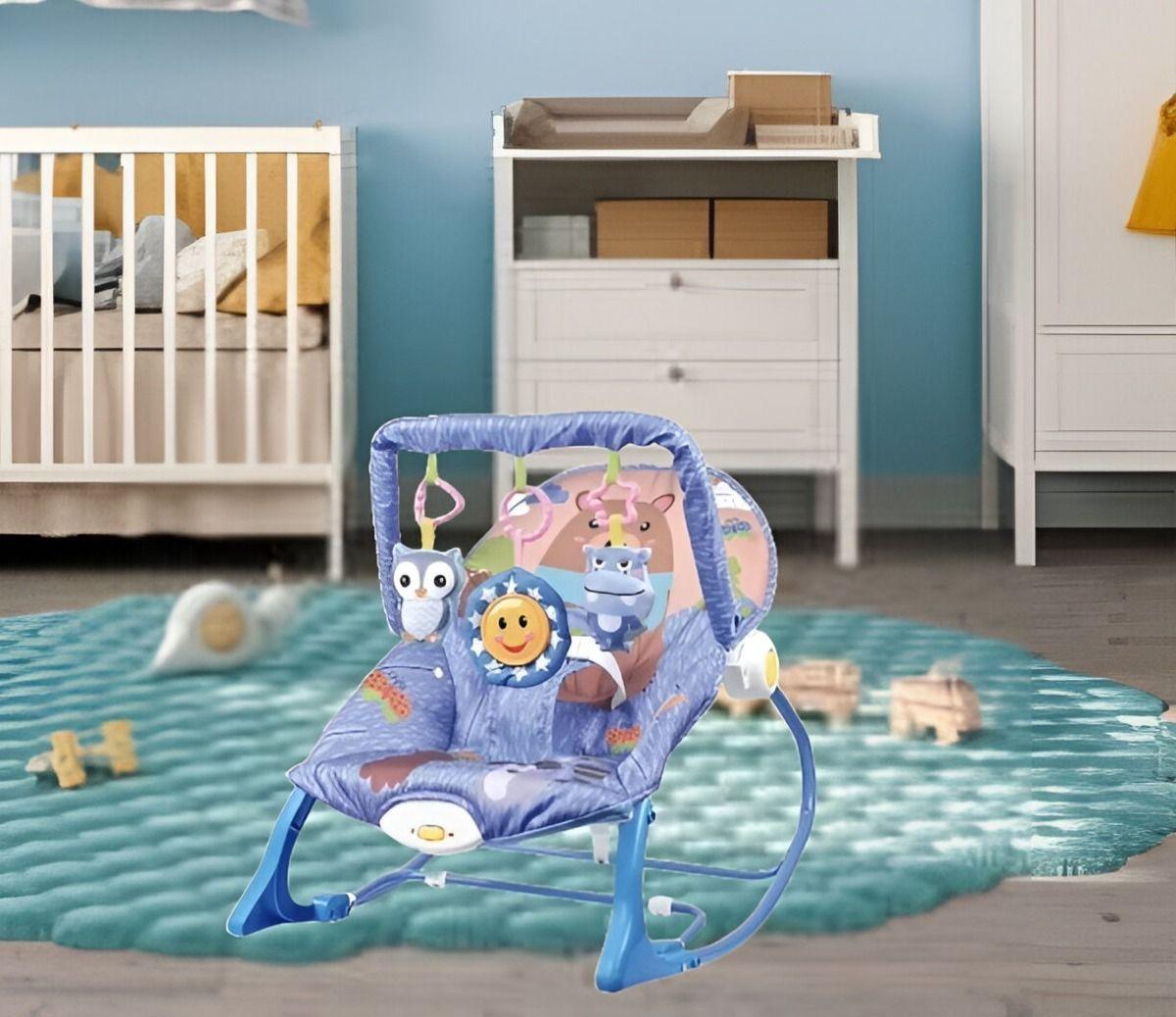 Silla Bebés Columpio Gimnasio Mecedora Musical Plegable Jhn-8