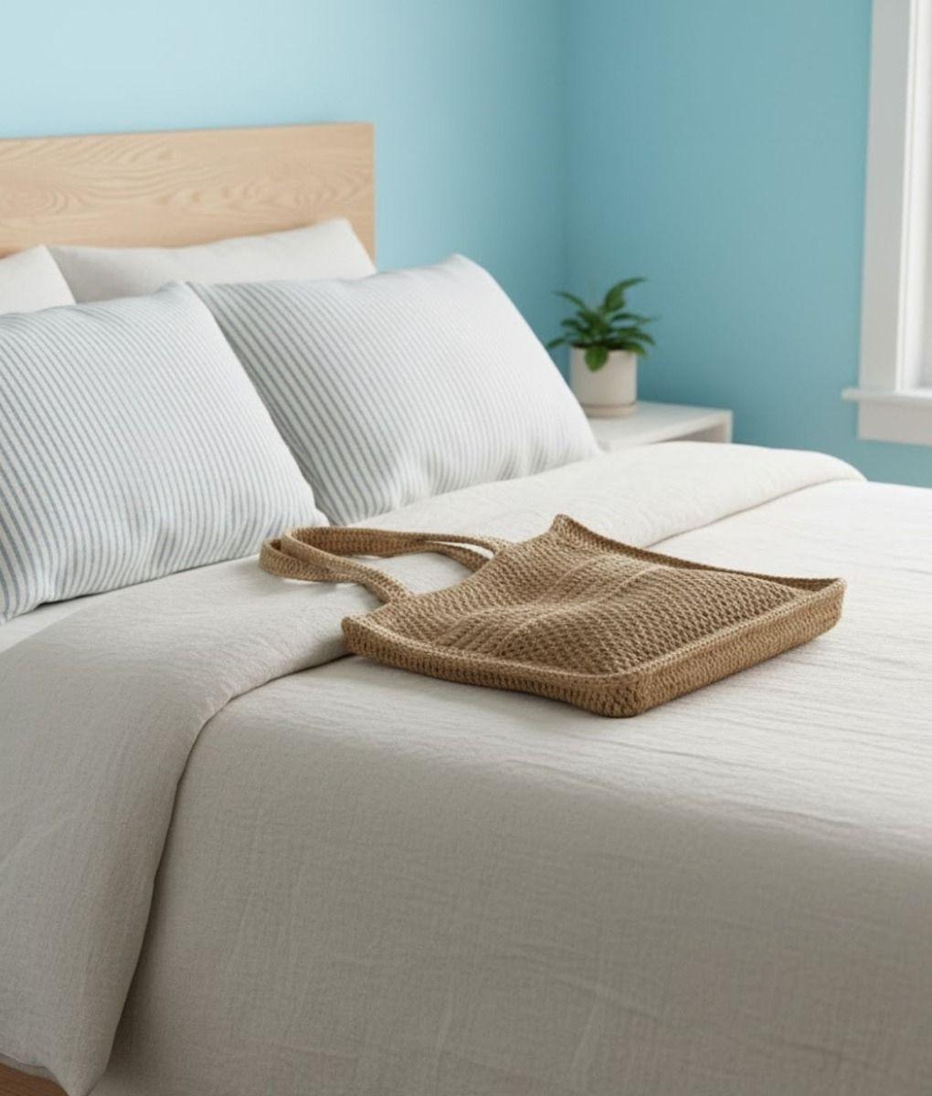 Cartera Bolso Mano Patrón Calado Estilo Atemporal Jhn-8