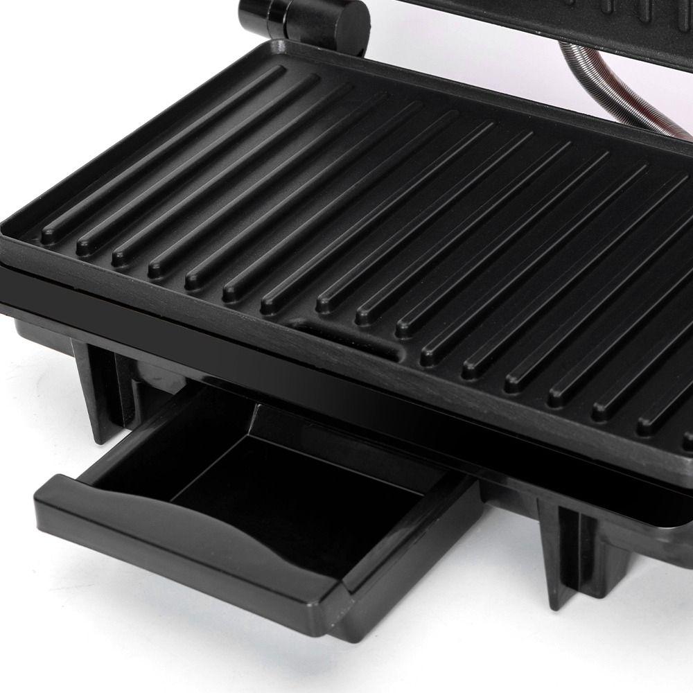 Máquina Panini Grill Parrilla Sandwichera Antiadherente Jhn-4
