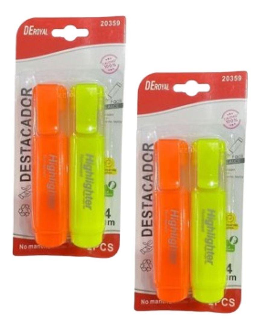 Set 8 Marcador Resaltador Fluorescentes Ergonómico Jhn-2