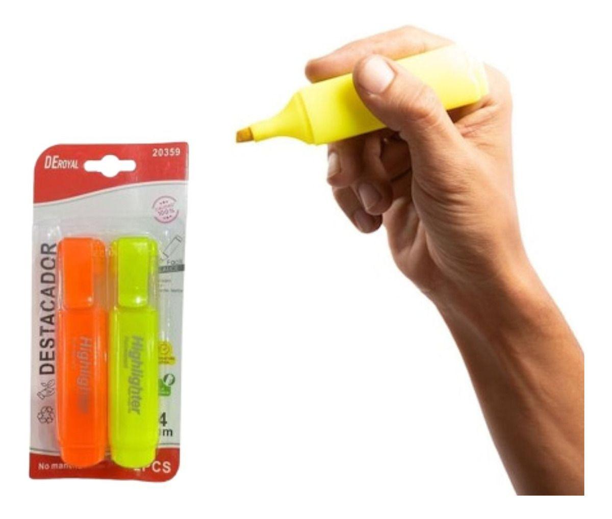 Set 8 Marcador Resaltador Fluorescentes Ergonómico Jhn-5