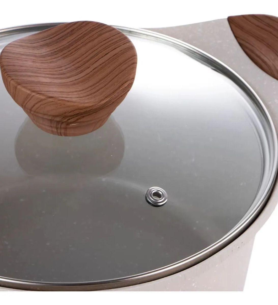 OLLAS DE COCINA ANTIADHERENTE CERAMICA DURADERA LAU-3