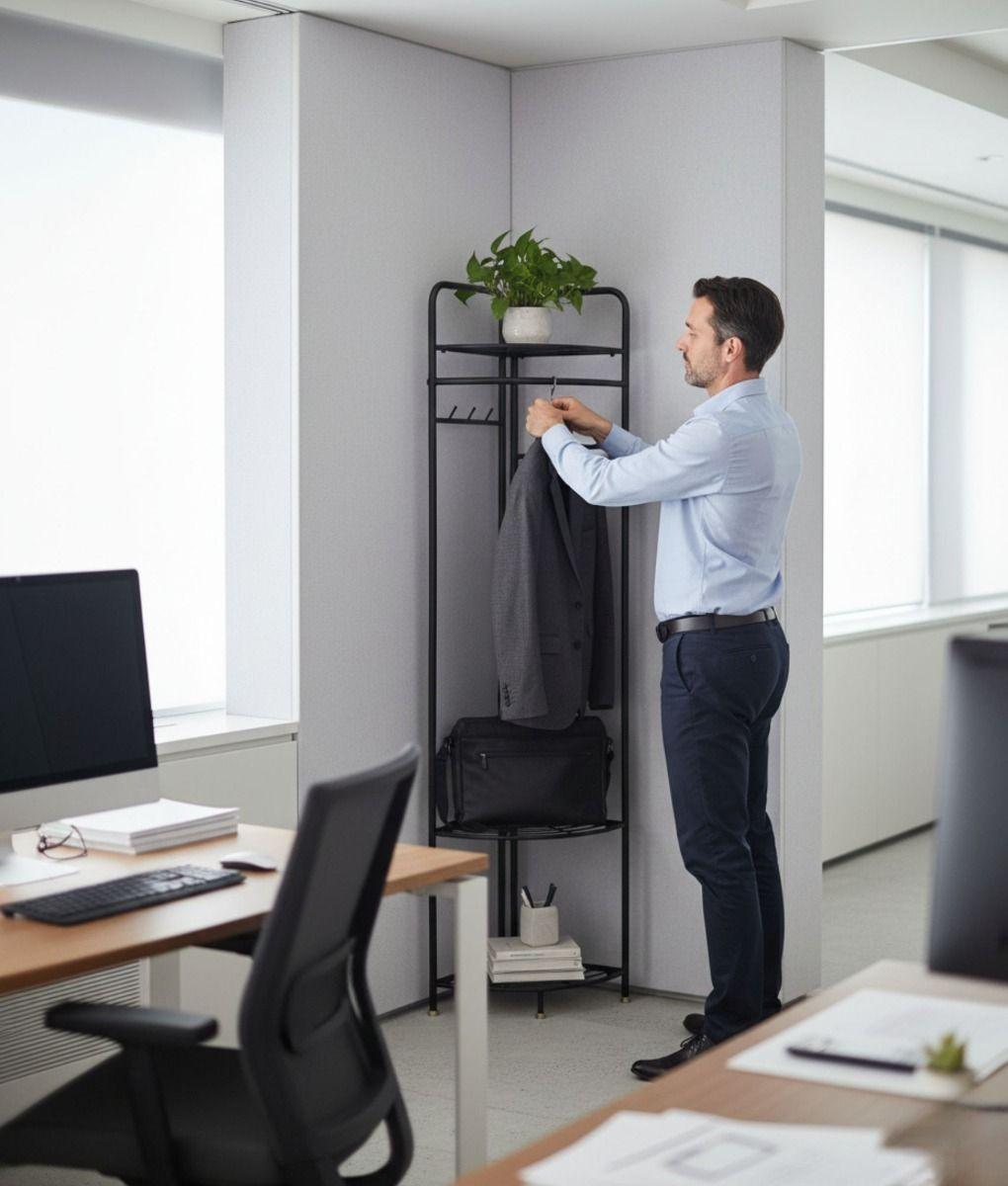 Perchero Organizador Multifuncional Vertical Esquinero Jhn-3