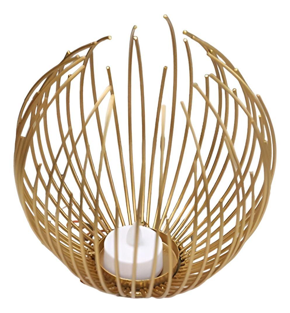Portavelas Geométrico Decorativo Soporte Hogar Flores Jhn-1