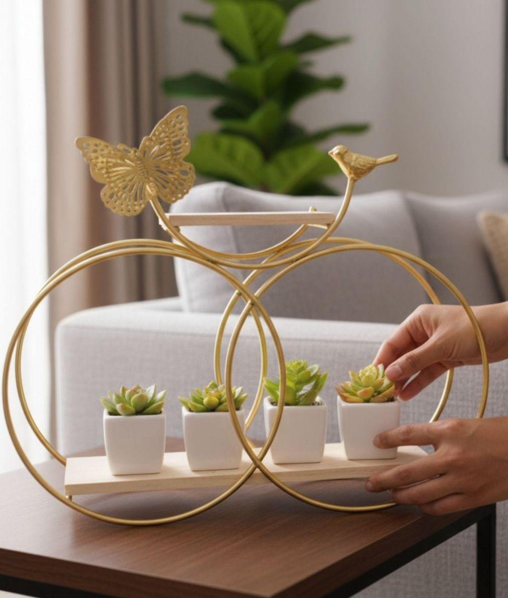 Porta Macetas Soporte Decorativo Adorno Multifuncional Jhn-4