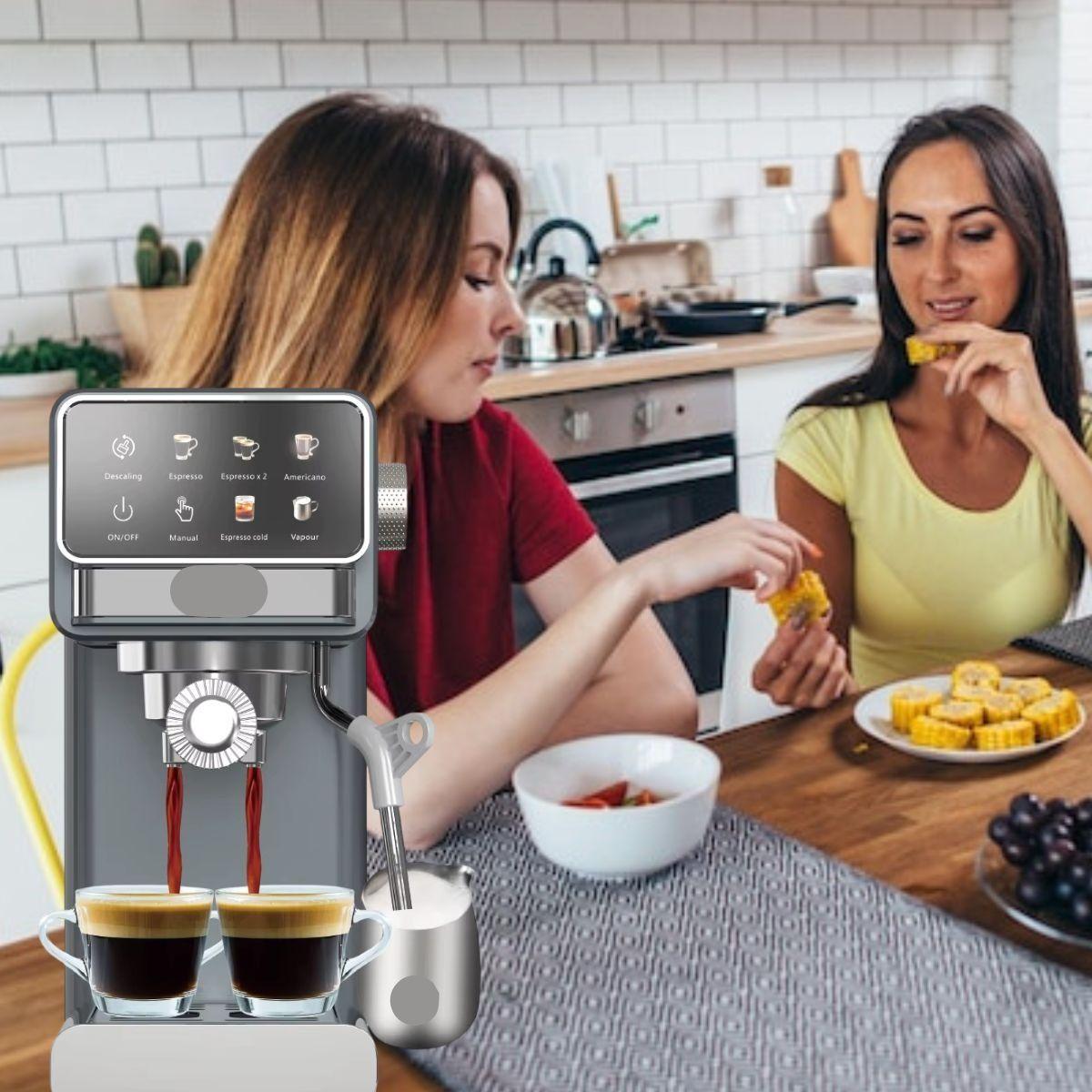 CAFETERA EXPRESO SEMIAUTOMATICA INTELIGENTE CAFÉ HOGAR LAU-4
