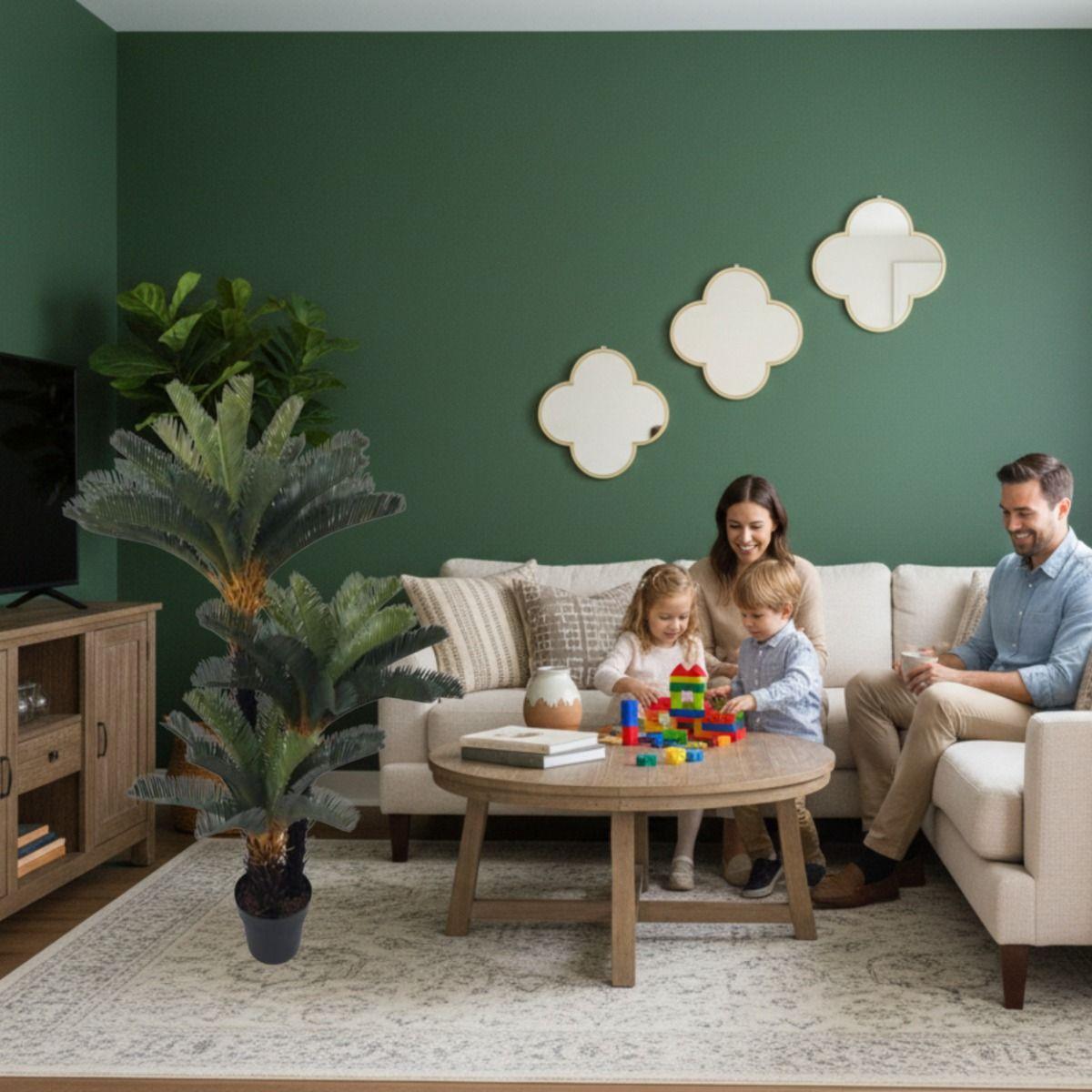 Planta Artificial Palmera Diseño Botánico Tropical Jhn-5