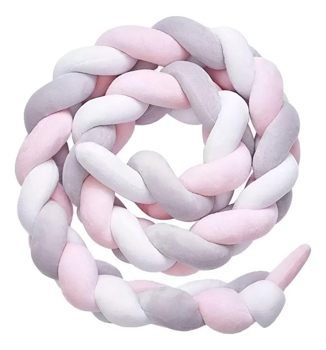 Trenza Cojín Seguridad Para Cuna Bebes Protección Jhn-3
