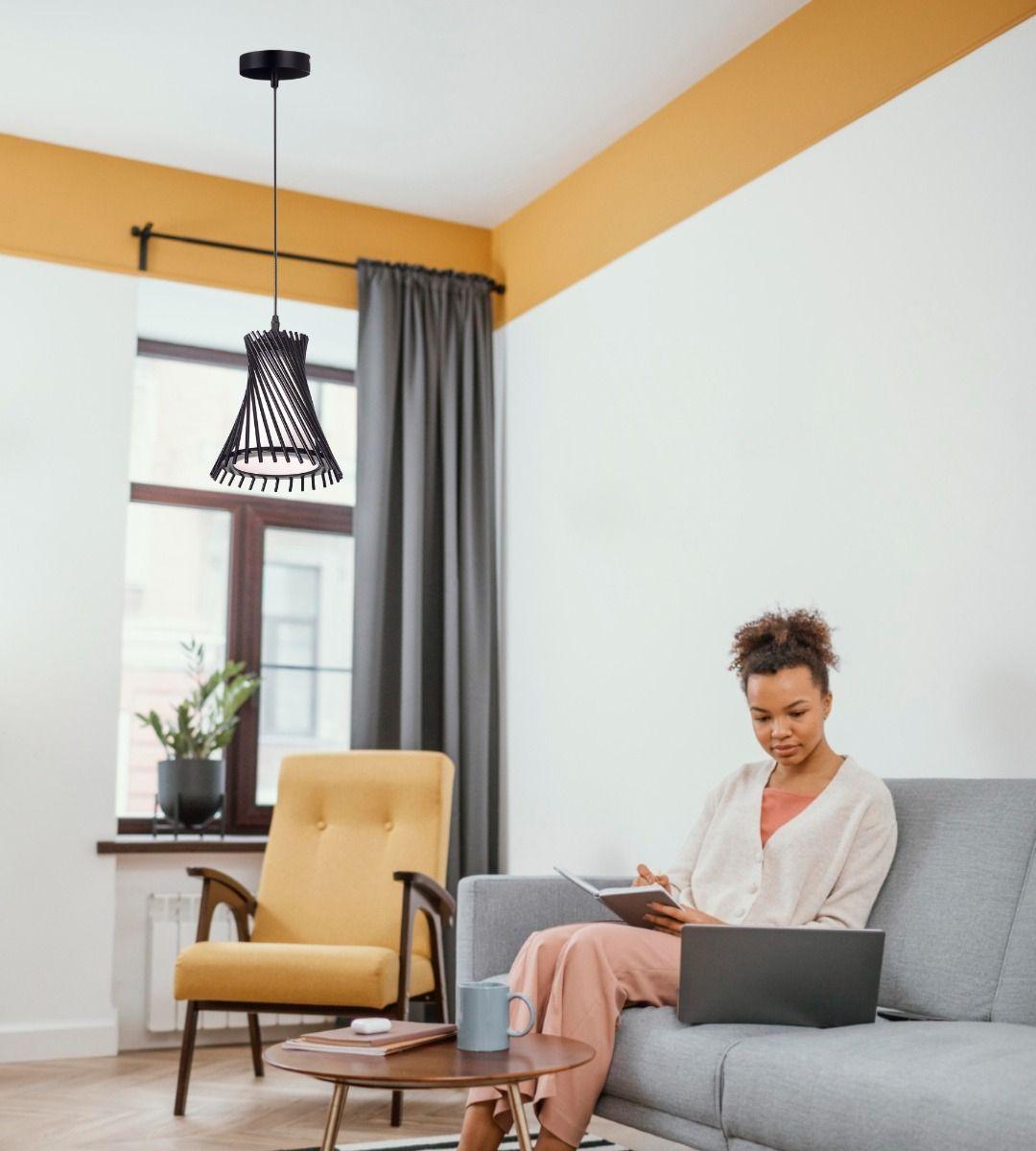 Lámpara Colgante Techo Araña Creativa Cono Nordico Jhn-4