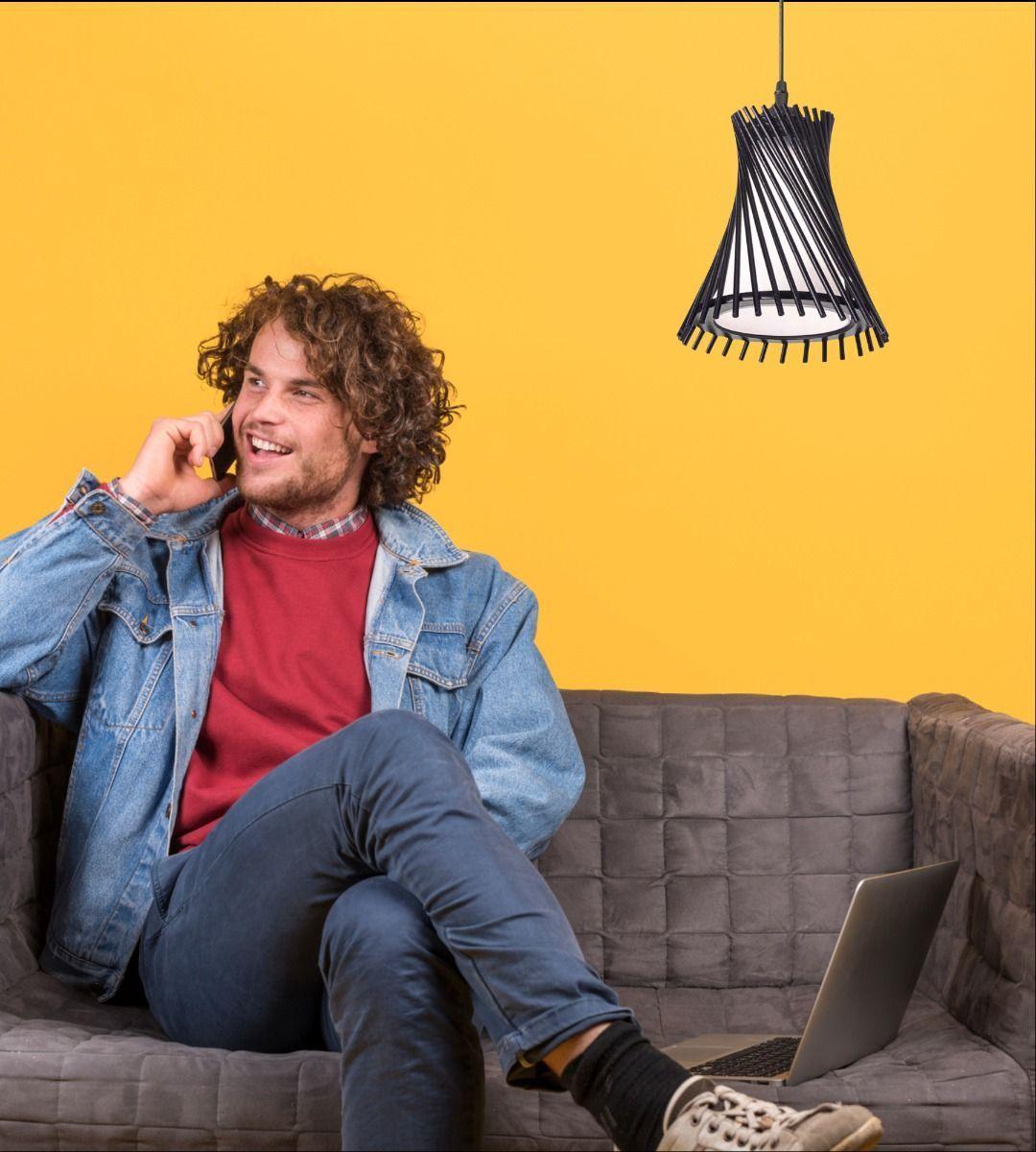 Lámpara Colgante Techo Araña Creativa Cono Nordico Jhn-5