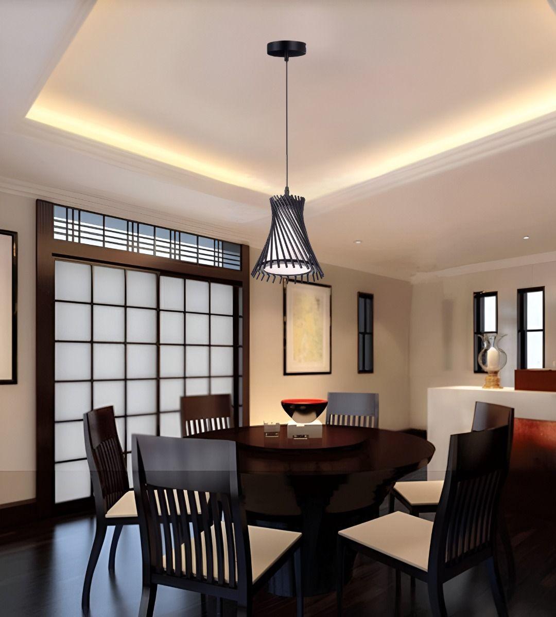 Lámpara Colgante Techo Araña Creativa Cono Nordico Jhn-6