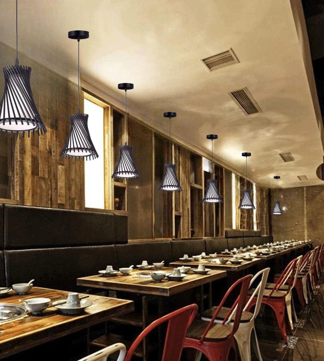 Lámpara Colgante Techo Araña Creativa Cono Nordico Jhn-7