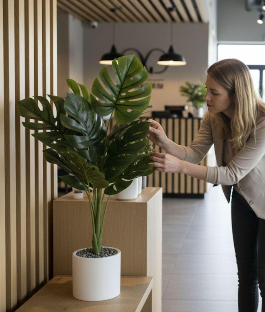 Planta Artificial Decorativa Elegante Naturaleza Hogar Jhn-2