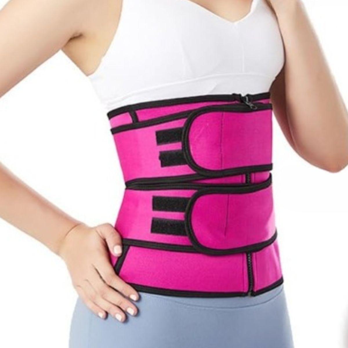 SET 2 FAJAS REDUCTORA MOLDEADORA NEOPRENO SOPORTE LUMBAR LAU-2