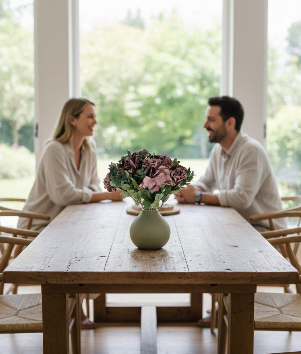 Set 4 Ramo Flores Artificiales Decoración Hogar Adorno Jhn-5