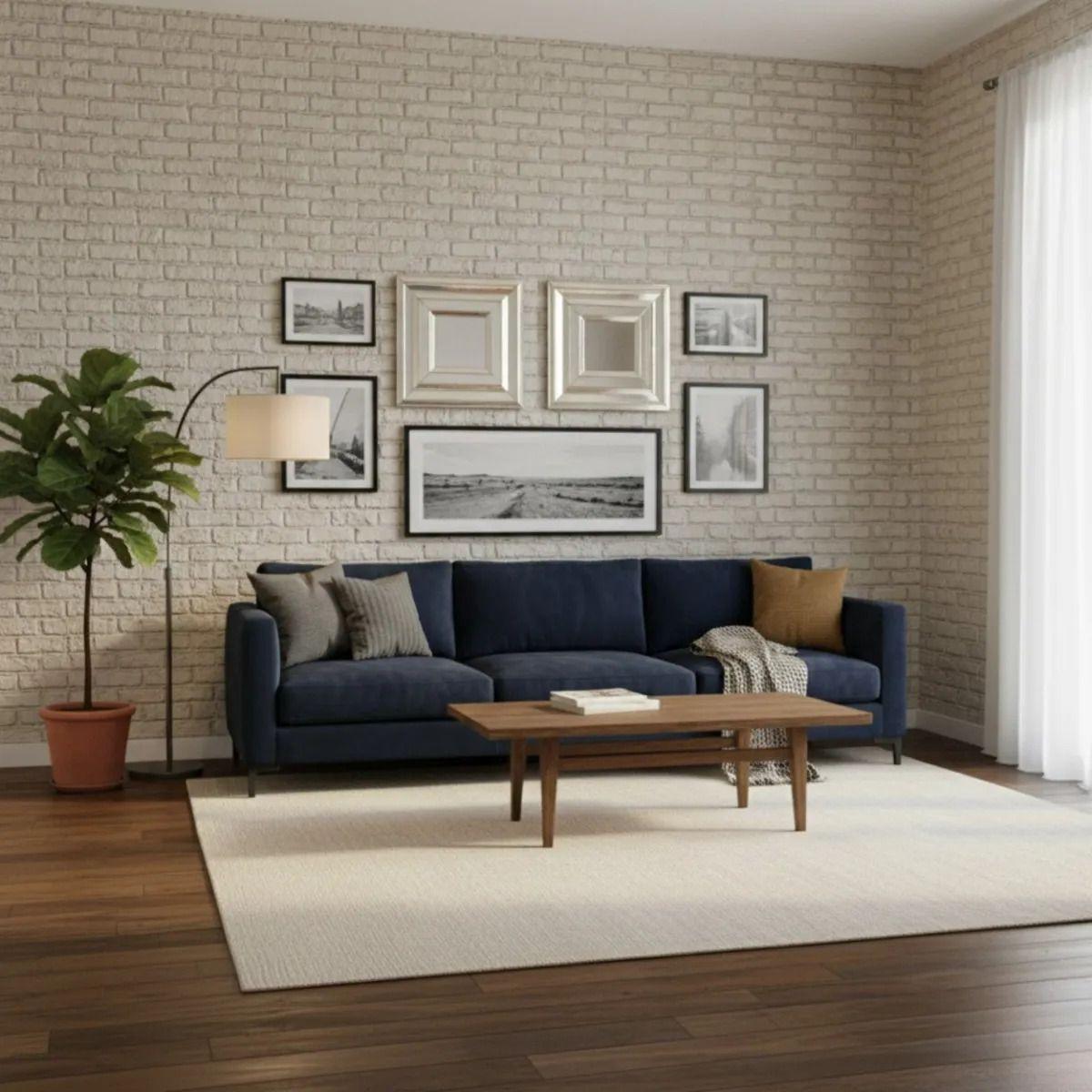 Set 2 Espejos Decorativos Pared Diseño Escultural AJ-5