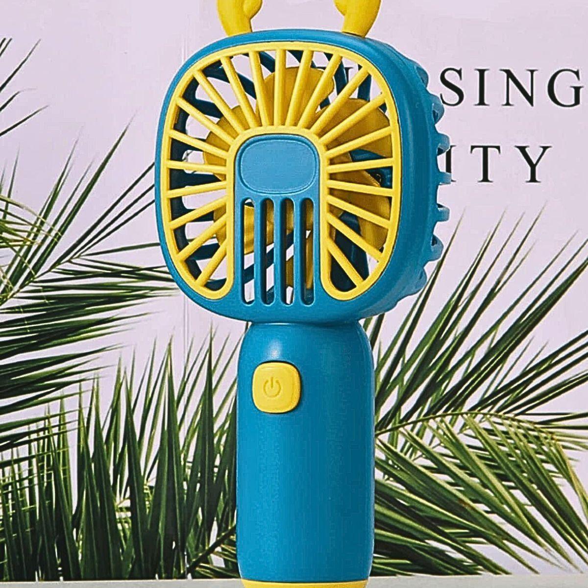 Ventilador Mini Portatil Mano Kawaii Recargable USB Lau-5