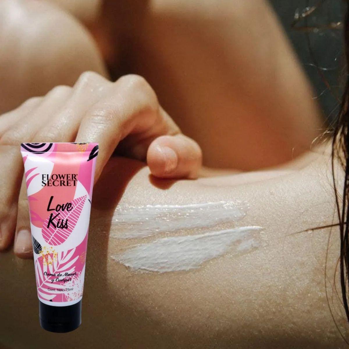 Paq 12 Cremas de Manos y Cuerpo Love Kiss Dulce Glitter Lau-6
