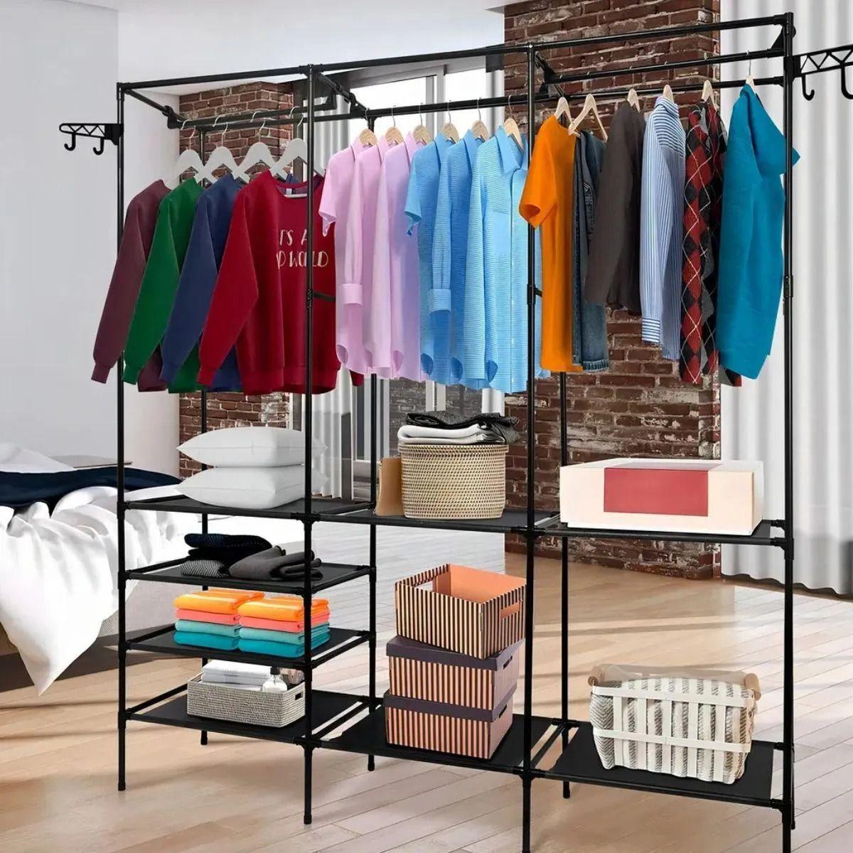 ORGANIZADOR DE ROPA VARILLAS PARA COLGAR MULTIFUNCION LAU-7