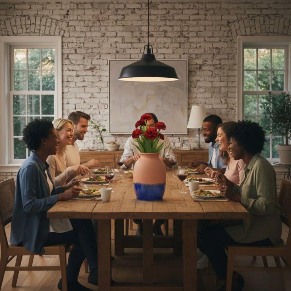 Set 2 Ramo Floral Botánico Ornamental Artificial Adorno Jhn-2