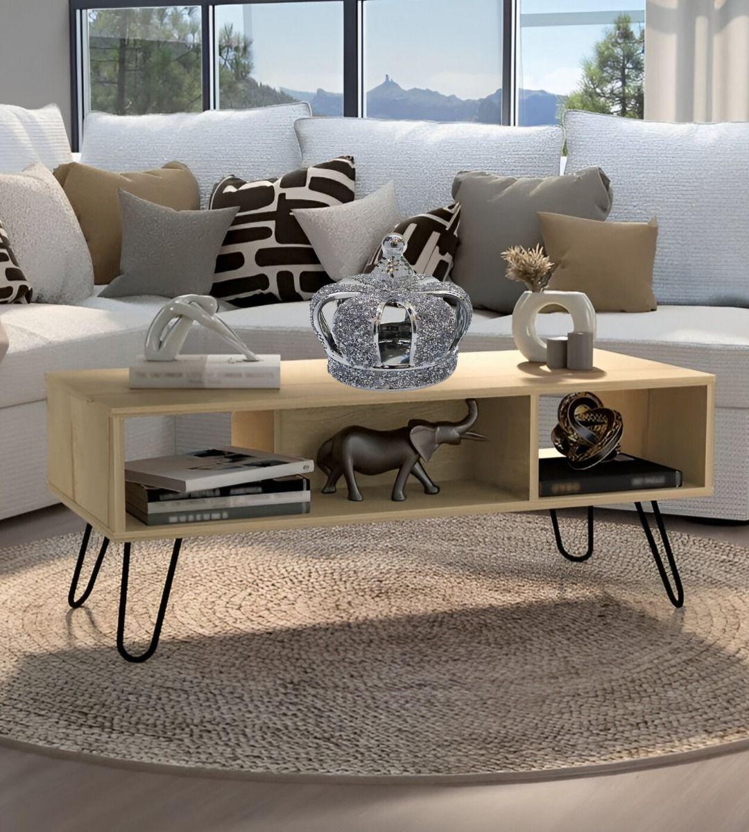 Figura Decorativa Corona Brillante Hogar Decoración Jhn-6