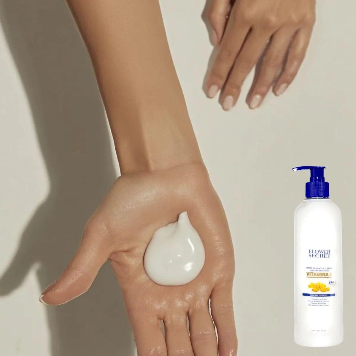 Set 3 Crema Hidratante Corporal Manos Vitamina E Nutre Lau-2