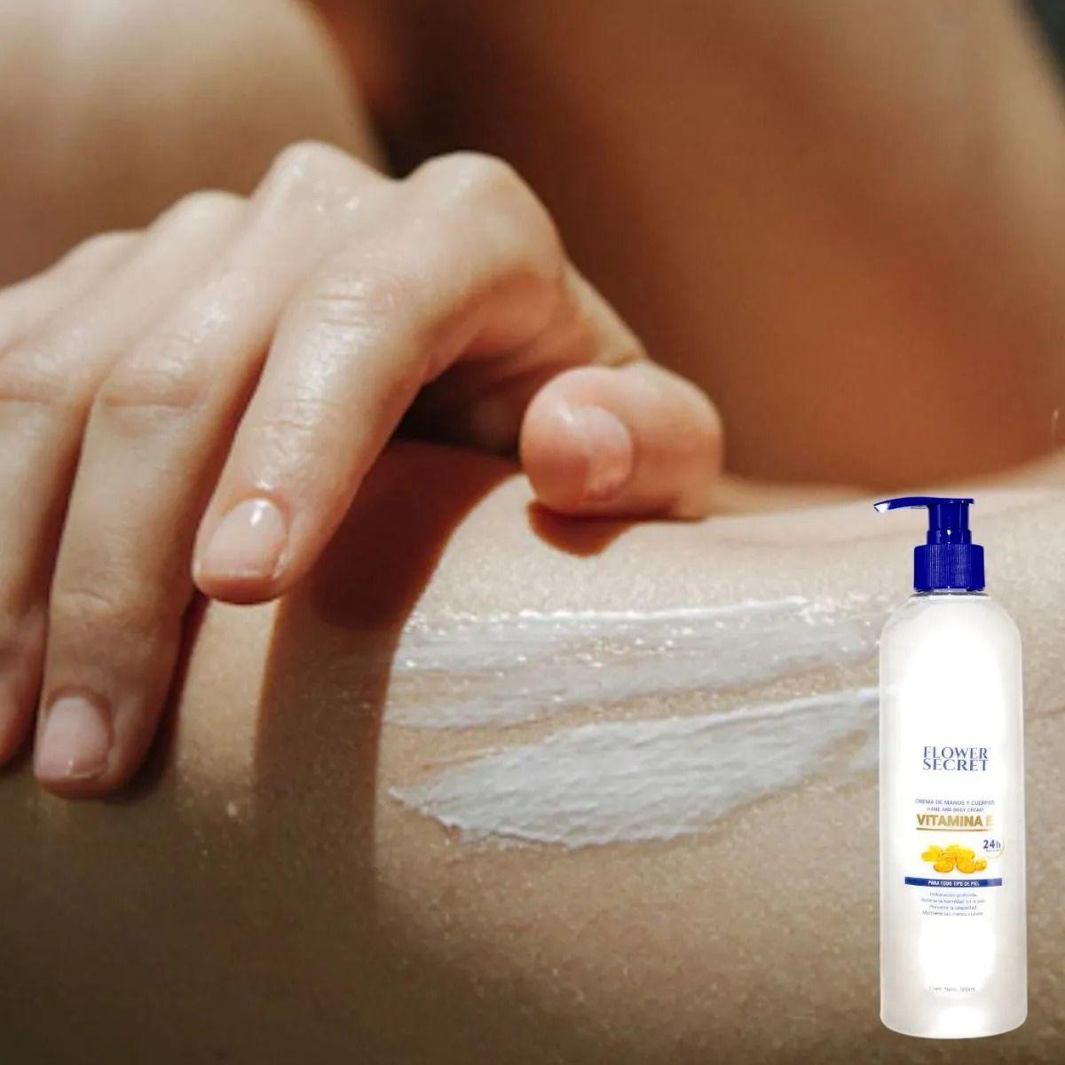 Set 3 Crema Hidratante Corporal Manos Vitamina E Nutre Lau-6