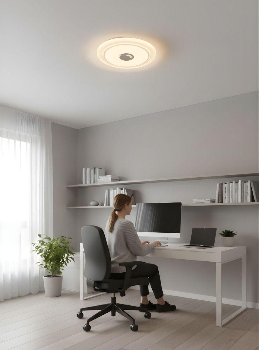 Lámpara Techo LED Minimalista Detalle Central Plafón Jhn-3