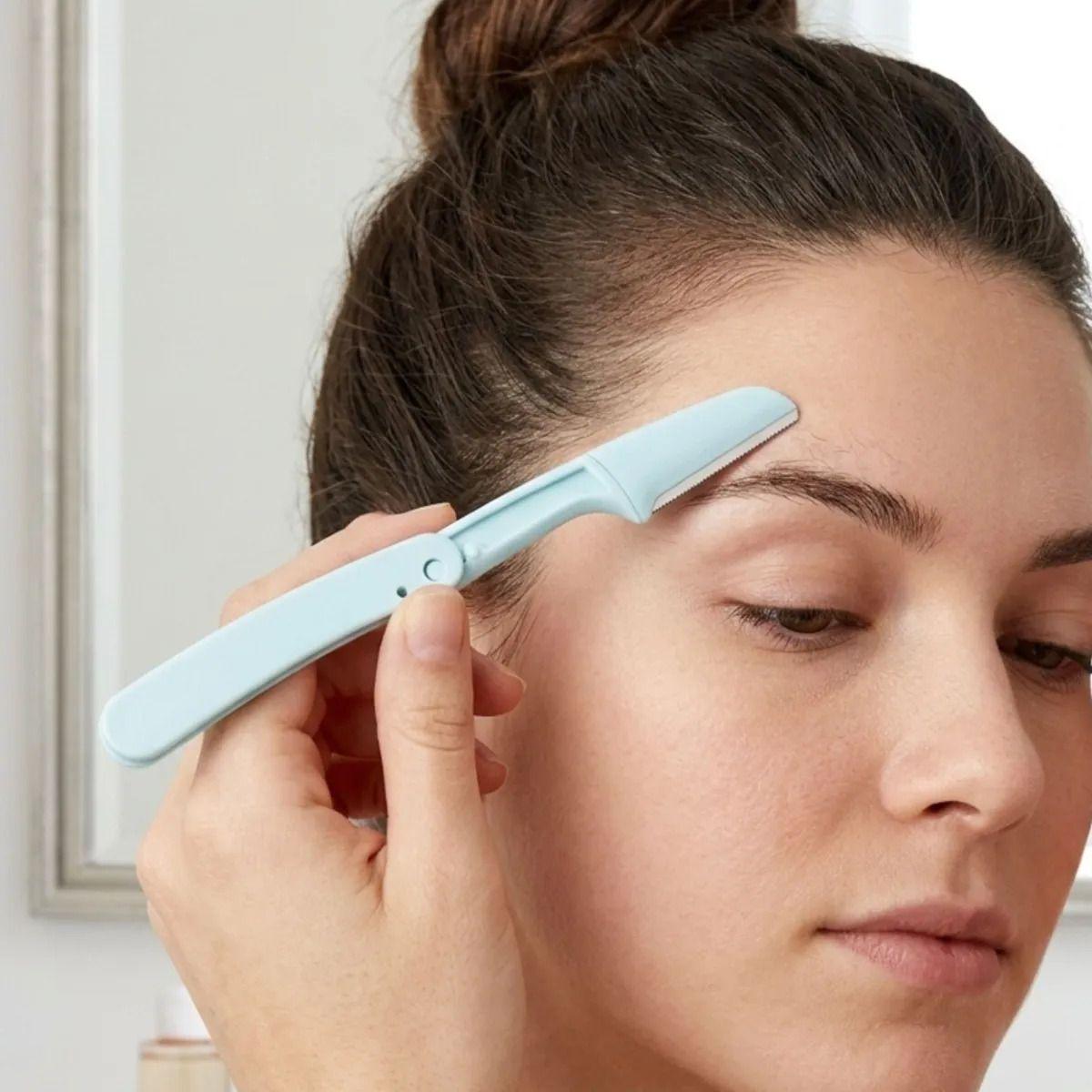 Paq 12 Perfiladores Cejas Plegables Alta Precisión ALJ-8