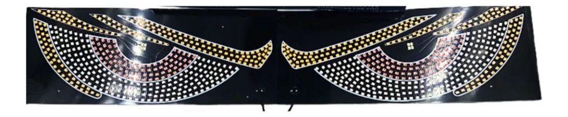 Luces Led Ojos Malvados Parabrisas Auto Camioneta ALJ-0