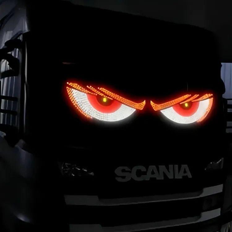 Luces Led Ojos Malvados Parabrisas Auto Camioneta ALJ-8