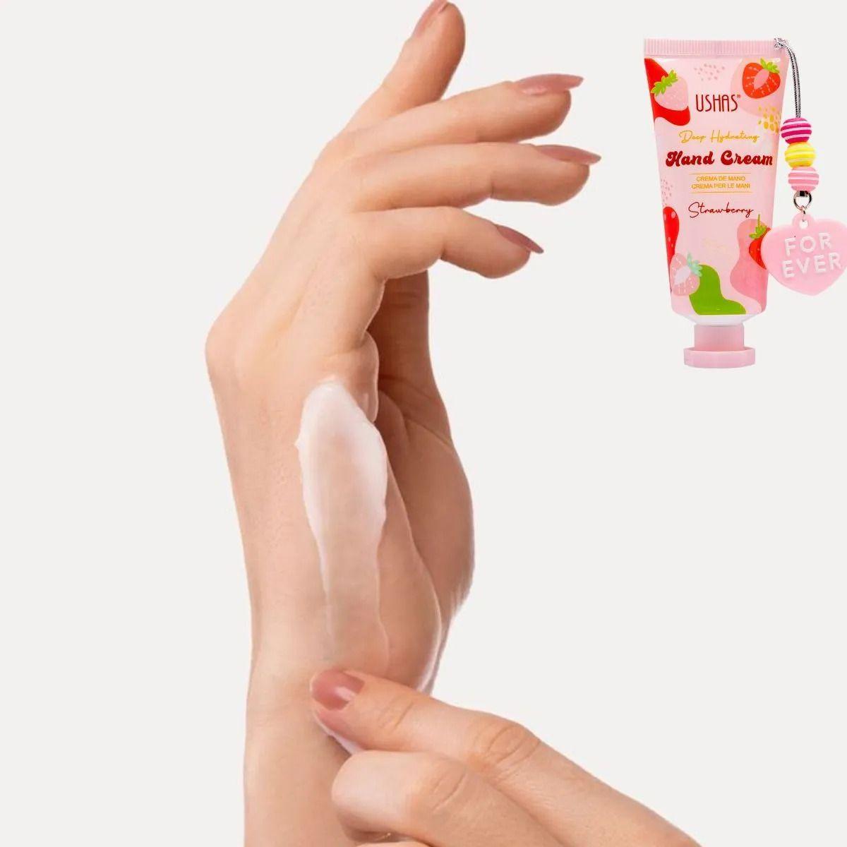 SET 3 CREMA DE MANOS FOR EVER STRAWBERRY HIDRATA LAU-5