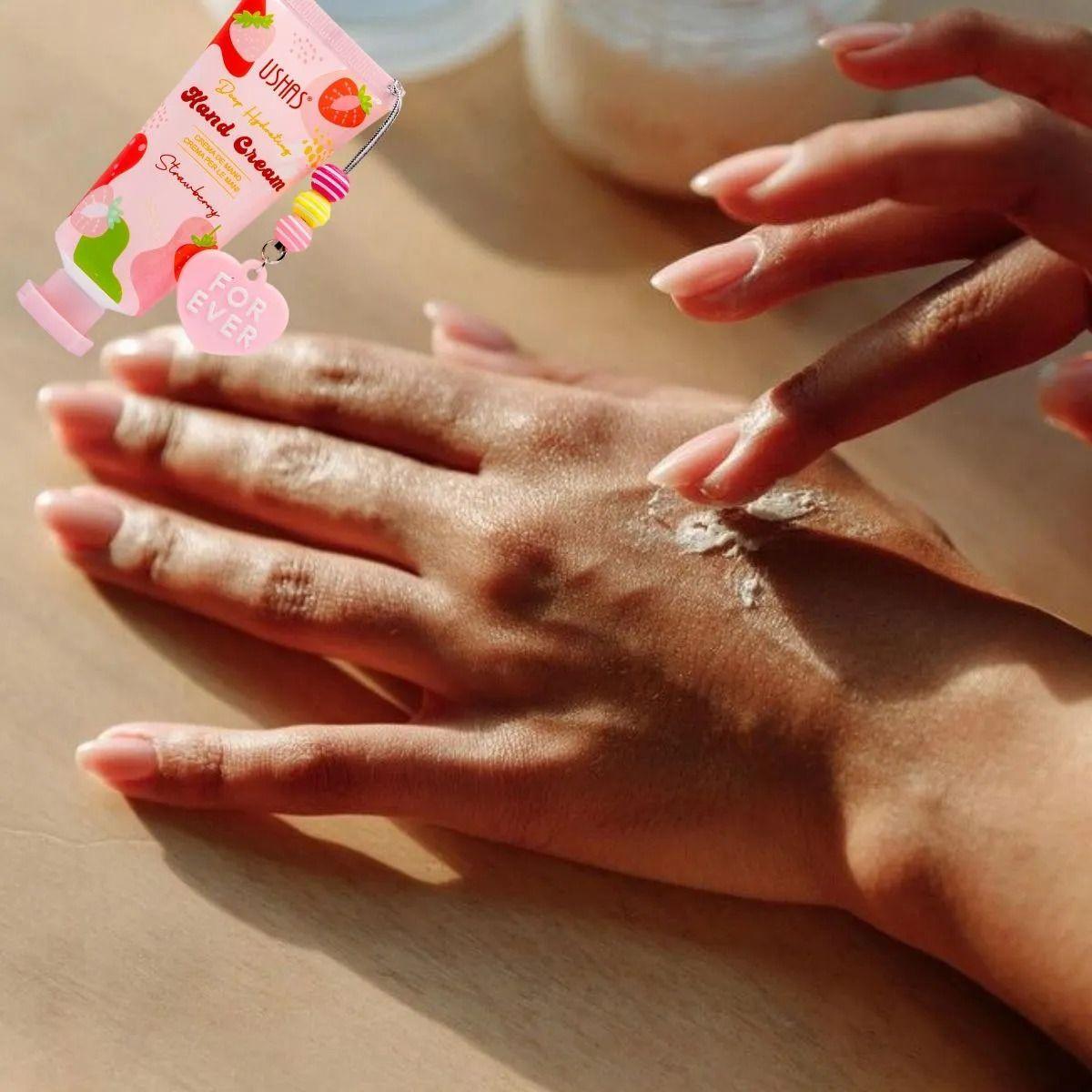 SET 3 CREMA DE MANOS FOR EVER STRAWBERRY HIDRATA LAU-7
